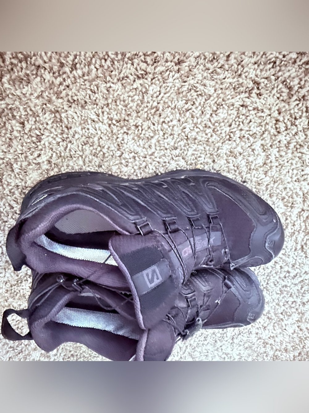 Salomon XA Pro 3D Gore-Tex Forces OutdoorTrail Running Hiking Black Sneakers - Picture 6 of 13